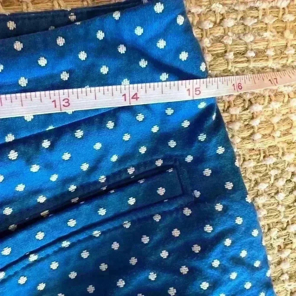 Talbot’s Hampshire curvy polka dot cotton pants size 6, blue, EUC, casual, work - Picture 8 of 10